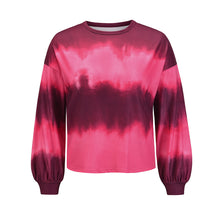 Load image into Gallery viewer, Round Neck Gradient Top T-shirt