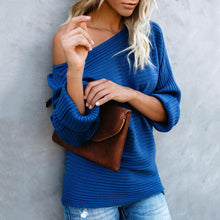 Load image into Gallery viewer, Pure Color Fashion Loose Fit Sweater