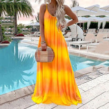 Load image into Gallery viewer, Bohemia Style Chiffion Vacation Maxi Dress