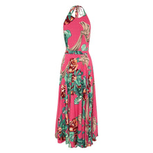 Load image into Gallery viewer, Printed Bohemian Vacation Maxi Dress