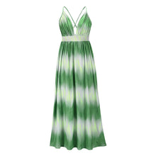 Load image into Gallery viewer, Tie-dye Gradient Sling Maxi Dress