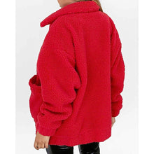 Load image into Gallery viewer, Faux Fur Plush Loose Coat