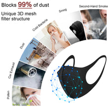 Load image into Gallery viewer, Reusable Dust Facecloth Cotton Face Cover 6 Pack