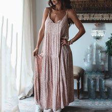 Load image into Gallery viewer, Lovely Printed Loose Fit Maxi Dress