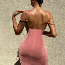 Load image into Gallery viewer, Sexy Hollow Out Backless Slim Dress