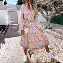 Load image into Gallery viewer, Sweet Printed Lace Maxi Dress