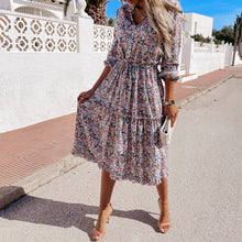 Load image into Gallery viewer, Sweet Printed Lace Maxi Dress