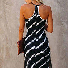 Load image into Gallery viewer, Summer V Neck Sleeveless Printed Maxi Dress