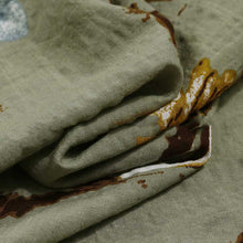 Load image into Gallery viewer, Cotton And Linen Print Round Neck Dress