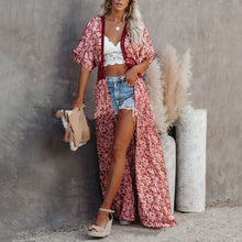 Load image into Gallery viewer, Fashion Loose Printed Vacation Cover Up Dress