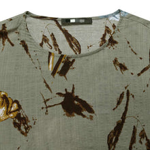 Load image into Gallery viewer, Cotton And Linen Print Round Neck Dress