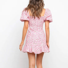 Load image into Gallery viewer, Cute Square Collar Floral Printed Dress