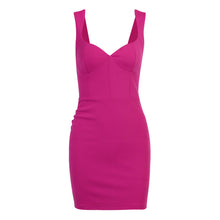 Load image into Gallery viewer, Elegant V-Neck Zipper Bodycon Dress