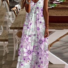 Load image into Gallery viewer, Sling Printed Big Swing Maxi Dress