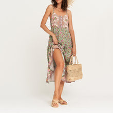 Load image into Gallery viewer, Boho Sling Floral Maxi Dress