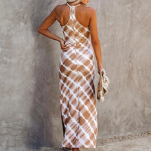Load image into Gallery viewer, Summer V Neck Sleeveless Printed Maxi Dress