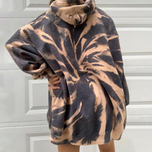 Load image into Gallery viewer, Women's Loose Tie-dye Hooded