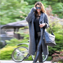 Load image into Gallery viewer, Knitted Hooded Jacket Coat
