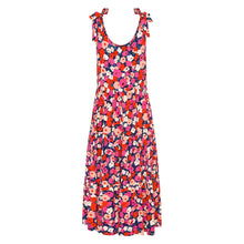 Load image into Gallery viewer, U-Neck Sleeveless Floarl Print Dress