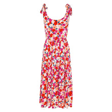 Load image into Gallery viewer, U-Neck Sleeveless Floarl Print Dress