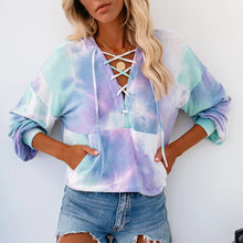 Load image into Gallery viewer, Tie Dye Bandage Design Hoodies Sweatshirt
