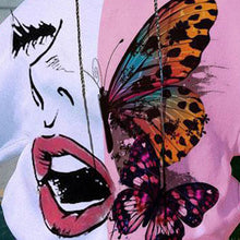 Load image into Gallery viewer, Colorful Tie-Dye Butterfly Print Sweatshirt
