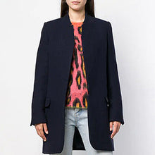 Load image into Gallery viewer, Stand-up Collar Slim Woolen Coat
