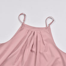 Load image into Gallery viewer, Elegant Halter Solid Color Maxi Dress
