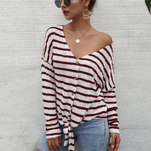 Load image into Gallery viewer, Striped Knitted Sweater
