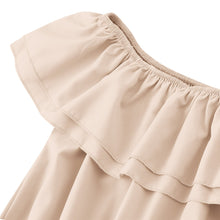 Load image into Gallery viewer, Elegant Off Shoulder Ruffle Maxi Dress
