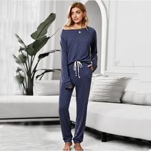 Load image into Gallery viewer, New Solid Color Brushed Suit Loungewear Set
