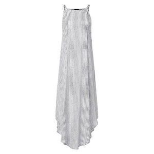 Stripe Printed Loose Fit Dress