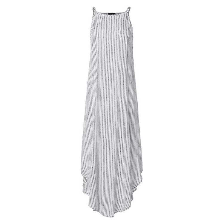Stripe Printed Loose Fit Dress