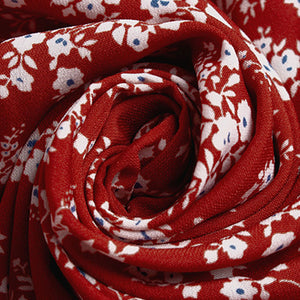 Floral Printed V-Neck Maxi Dress
