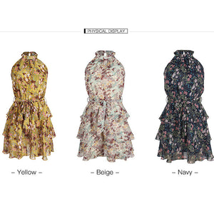 Lovely Bohemian Floral Printed Dress