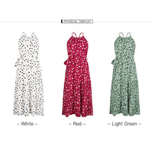 Load image into Gallery viewer, Wave Point Printed Vacation Dress
