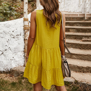 Fashion Tassel Sleeveless Summer Dress