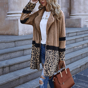 Fashion Mid-Length Plush Coat