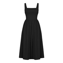 Load image into Gallery viewer, Elegant Solid Color Backless Dress
