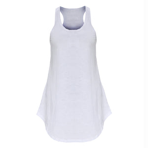 U Neck Sleeveless Racer Back Dress