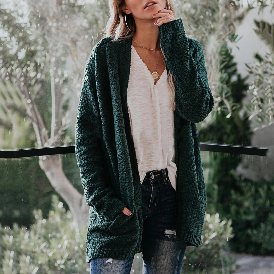 Fashion Loose Fit Knitted Cardigan