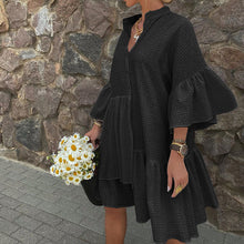 Load image into Gallery viewer, Solid Color Irregular Straight Dress
