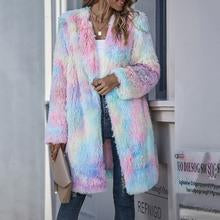 Load image into Gallery viewer, Tie-Dye Long Sleeve Plush Coat
