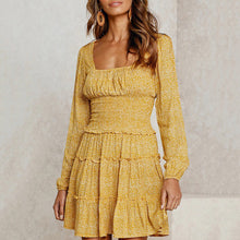 Load image into Gallery viewer, Long Sleeve Printed Mini Dress
