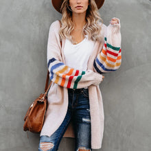 Load image into Gallery viewer, Long Sleeve Sweater Cardigan Coat
