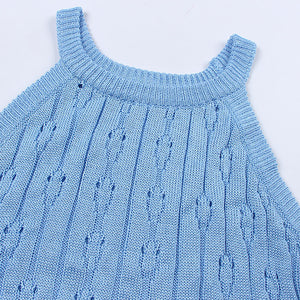 Knit Halter Sexy Bodycon Dress