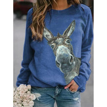 Load image into Gallery viewer, Printed Casual Pullover Sweater
