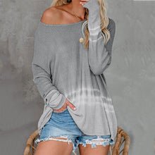 Load image into Gallery viewer, Digital Printed One-neck Sweater
