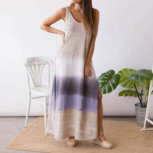 Load image into Gallery viewer, Gradient Slit Sling Maxi Dress
