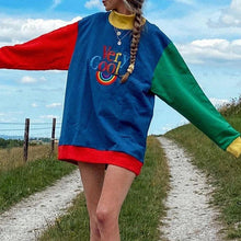 Load image into Gallery viewer, Cute Rainbow Printed Colorful Sweatshirt
